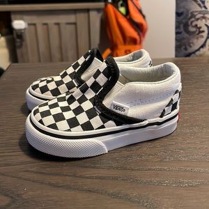 TODDLER CHECKERBOARD SLIP-ON VANS